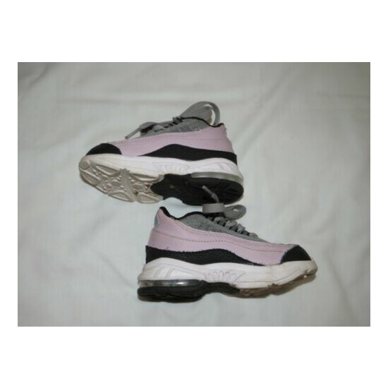 Girls Nike Air Max 95 Blue/Pink Shoes 8C image {3}