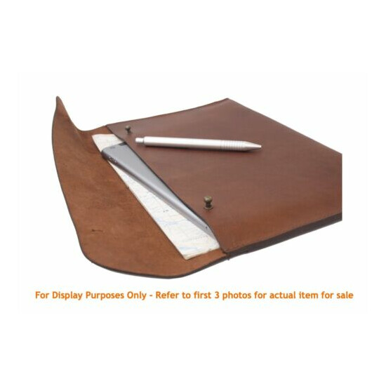  LM Products USA - Radcliffe Full Grain Leather Portfolio - iPad or Documents image {7}