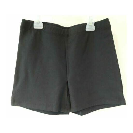 NWT Crewcuts Black Cartwheel Knit Shorts Size 16 image {1}