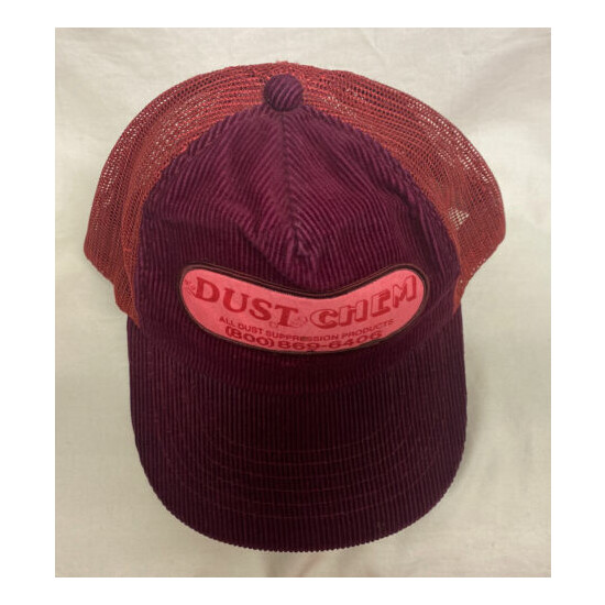Vintage Dust Chem Corduroy SnapBack AmaPro Mesh Trucker Hat image {3}
