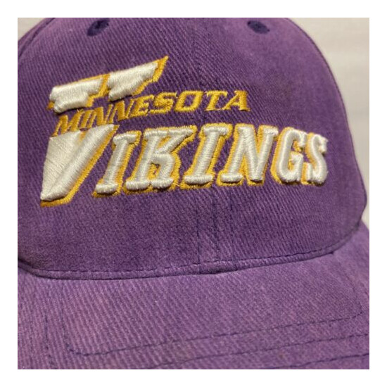 Minnesota Vikings Hat Embroidered Strapback Trucker Cap Official NFL Merch image {3}