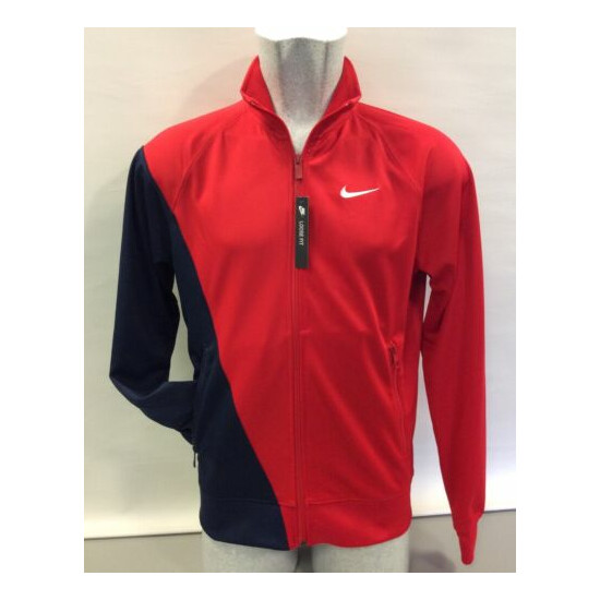 Nike Swoosh Sportswear Mens Full-Zip Tracksuit Jacket Tops Medium  image {1}