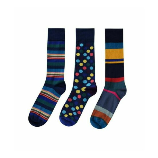 Paul Smith Men's 3-Pack Mixed Multi-colour Socks One Size image {2}