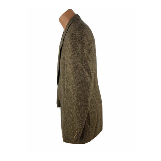 Hart Schaffner Marx Men’s 44L Sport Coat/ Blazer Wool Alpaca Tweed Vintage E22 image {2}