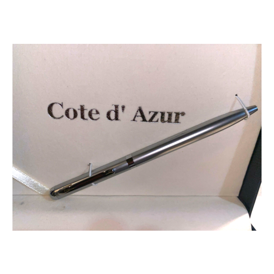 Cote d' Azur Mens Silver Tone Quartz Watch Set Pen Wallet Money Clip Holder image {6}
