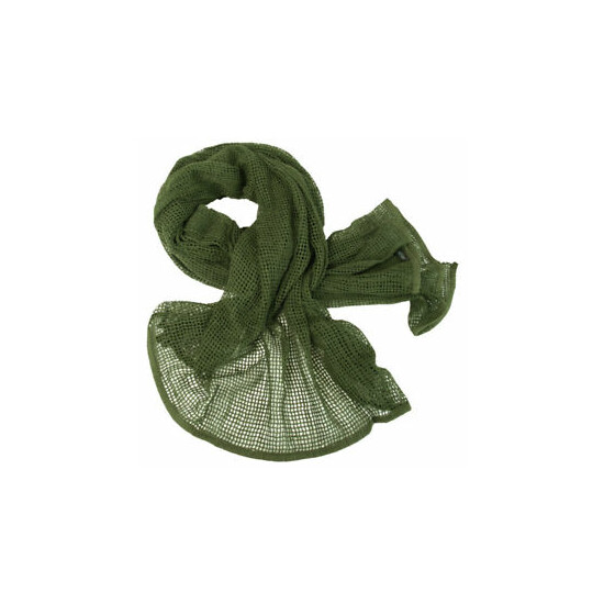 Army Bandana Tactical Net Scarf Military Sorgo Combat Head Wrap Netting Olive OD image {1}