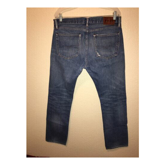 polo ralph lauren men’s jeans straight leg slim blue SZ 32 X 30 image {1}