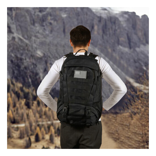 Military Tactical Backpack Daypack Waterproof 30L Bag for Hiking Camping Travel image {8}