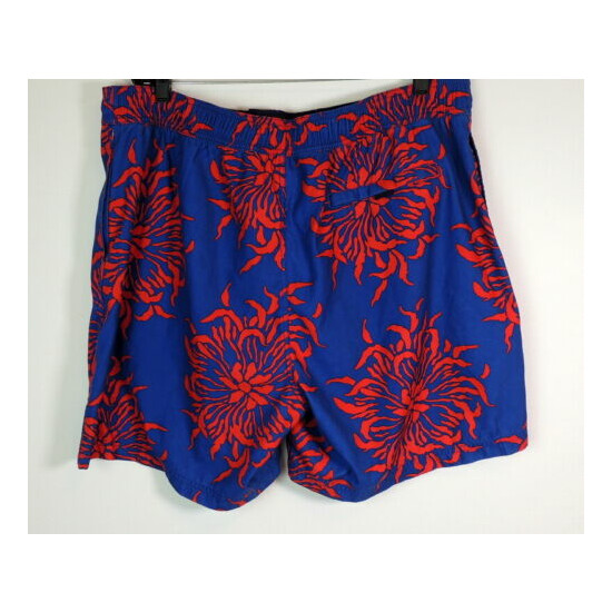 Nautica Mens XXL Swimsuit Trunks Shorts Floral Hawaiian Print Mesh Liner image {3}