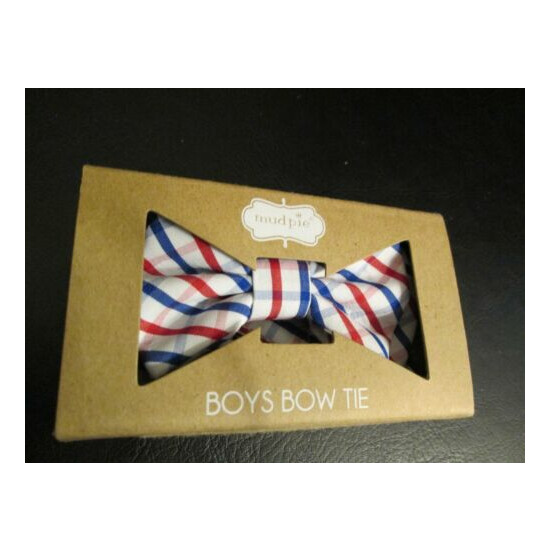 Baby Boy Bow Tie by Mud Pie, Red, White, Blue Patriotic, NIB image {1}