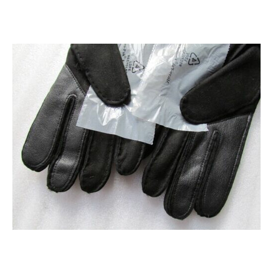 UGG Smart Gloves Sheepskin Shearling Black Water Resistant Lg New $155 image {4}