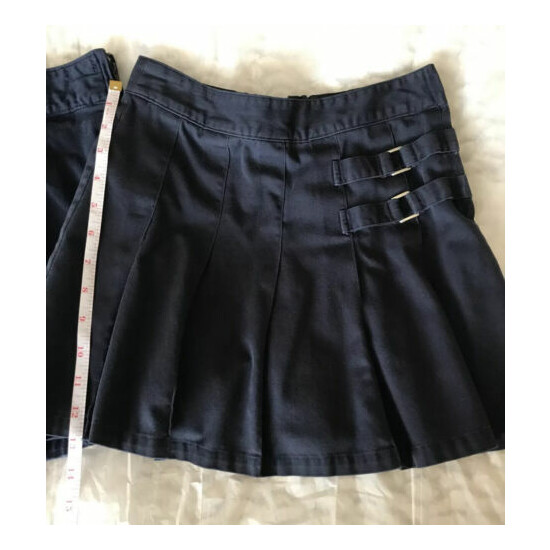 Girls Size 10 Gap And Lee Brand Navy Uniform Skirts #700 image {2}