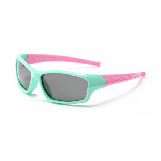 Kids Polarized Sunglasses Cycling Outdoor Fashion Sporty Girls Boys UV400 I370 image {7}