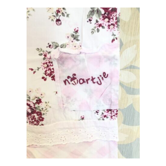 Naartjie Capri Pants Girls Size 9 White/ Pink / Floral image {2}