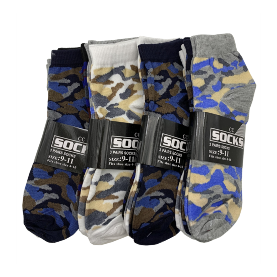 LOT Men Ankle Quarter Socks Cotton Casual 6-12 Pairs Size:9-11,10-13 (602-7) image {4}