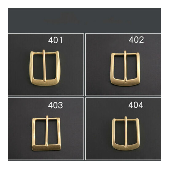 2X DIY Solid Brass Pin Buckle for Men Leather Belt Replacement Strap Accessories image {4}