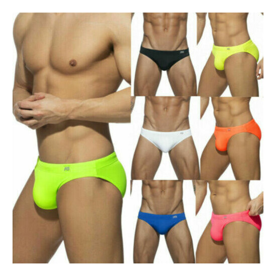Men's Swimwear Sexy Low bikini Underwear Swim Trunks Briefs Swimming Boxers 2022 image {1}