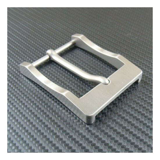 Titanium Belt Buckles Anti-Allergy Belt pin Buckle for 35mm/38mm Belt Z295 image {1}