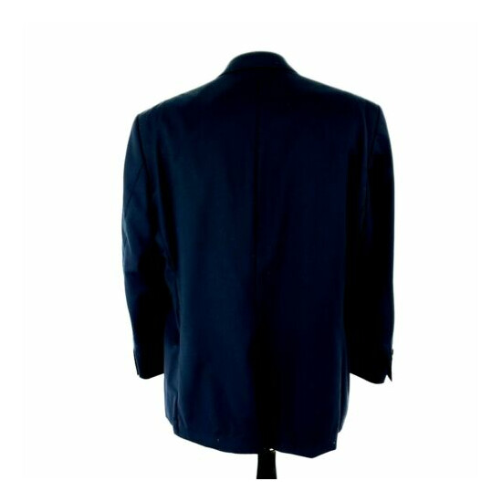 Lauren Ralph Lauren Wool 2 Button Blazer 44L Blue Long Suit Jacket image {5}
