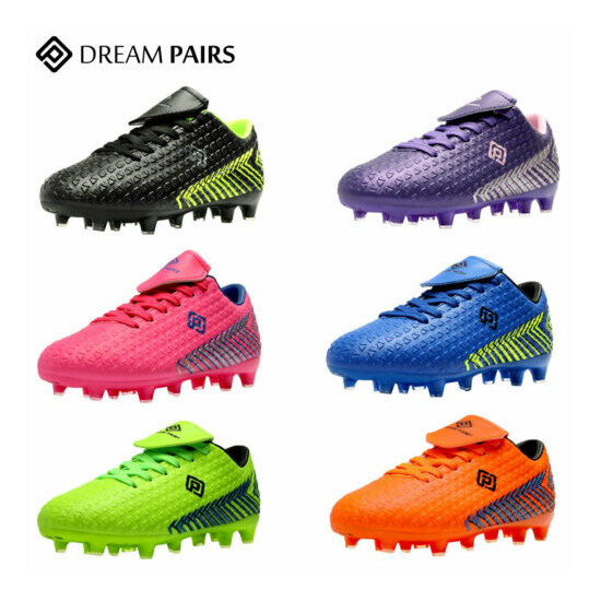 DREAM PAIRS Boys Girls Big Kids Soccer Shoes Football Shoes Soccer Cleats image {1}