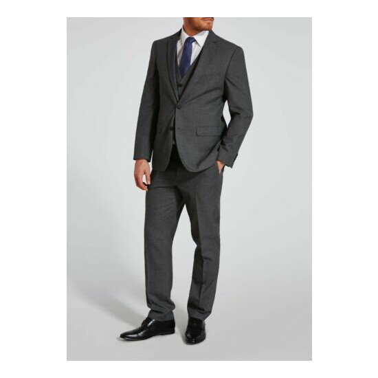 Taylor & Wright Oakwood Tailored Fit Suit Jacket Light Grey 46" Long CR009 BB 01 image {2}
