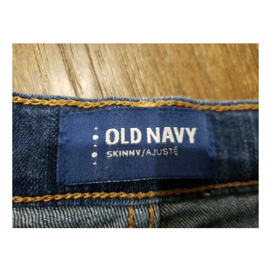 Girls Denim Skinny Jeans Old Navy Size 8 Slim EUC image {4}
