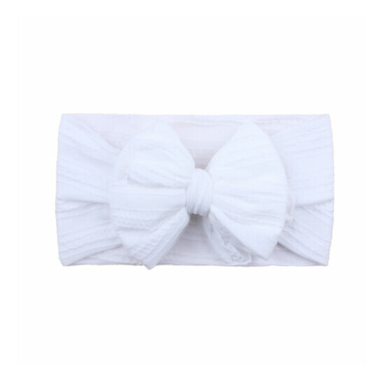 Soft Solid Color Nylon Headband Baby Hair Accessories New image {2}