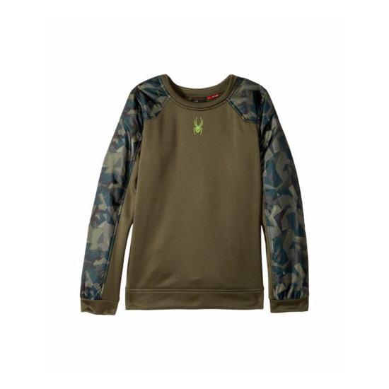 Spyder Kids Hybrid Pullover Top Sweatshirt Sweater, Size XL (18 Boys) NWT image {3}