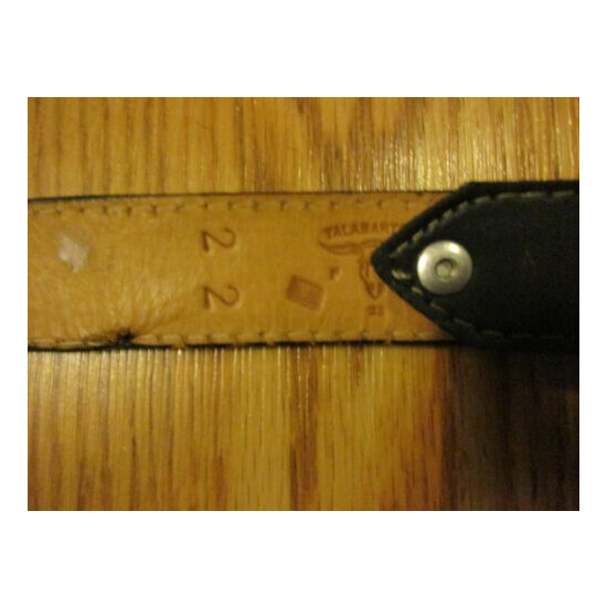 talabarteria leather Child's belt size 22 great condition* image {4}