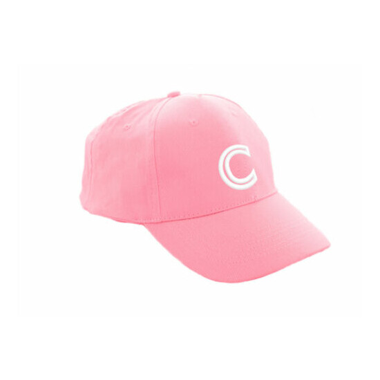 Kids Baseball Cap Boy Girl Adjustable Children Snap back Pink Hat Sport A-Z  image {4}