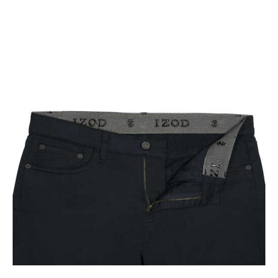 Izod Men's Stretch Soft 5 Pocket Jeans size 32, 34, 36, 38, 40 NEW image {5}