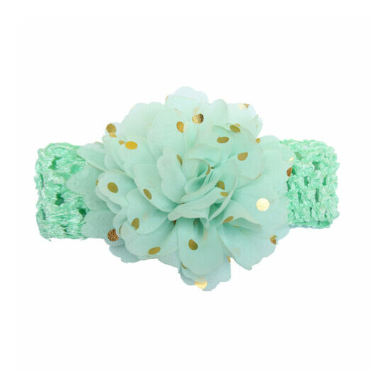 Fashion Baby Print Knotted Elastic Hair Accessories Children's Knotted Headband image {4}