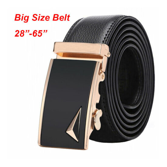 Mens Business Style Black Belt Bens Belt Mens Automatic Buckle top Quality Belt image {1}