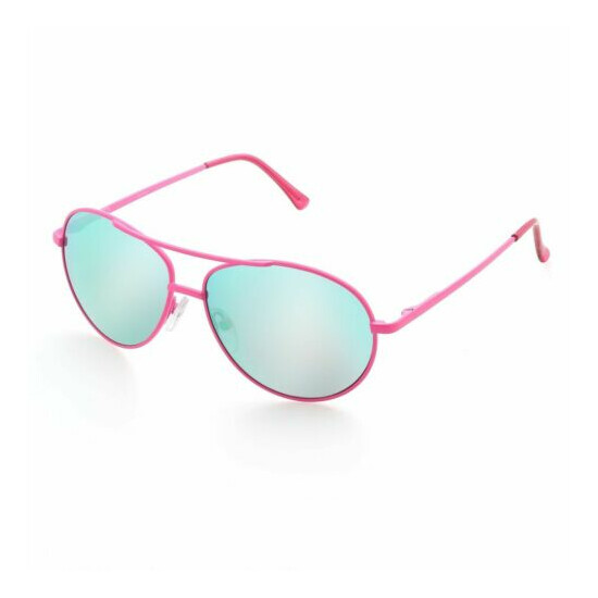 Aviator Sunglasses For Kids Boys Girls Baby Children Toddler Eye Glasses Case image {4}