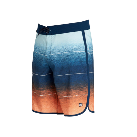 NEW BILLABONG sz 30 32 34 36 swim board shorts Recycler orange blue 73 STRIPE image {1}
