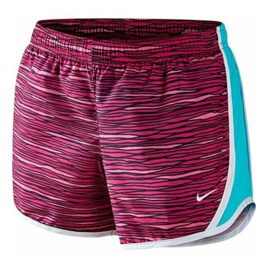 Nike Girl's Tempo Graphic Running Shorts DRI-FIT SIZE XL image {1}