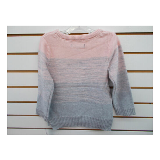 Girls Nautica $42.50 Pale Pink Fade to Gray Sweater Size 4 - 6X image {2}