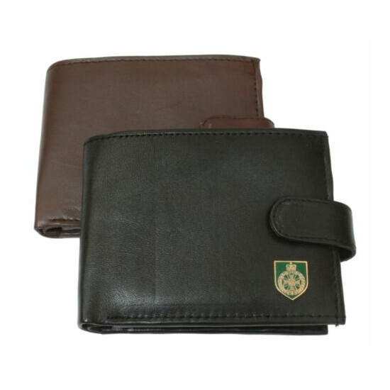 Royal Green Jackets Leather Wallet BLACK or BROWN ME19 image {1}