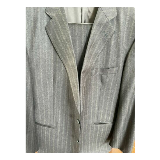 Men's EMILIOYUSTE Dark Brown Suit 2 Button/36 Pant Size image {2}