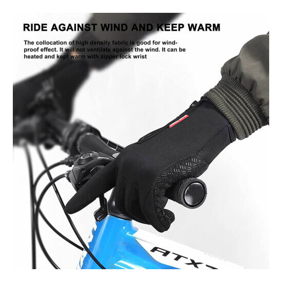 Thermal Windproof Waterproof Winter Gloves Touch Screen Warm Mittens Men XL Size image {4}