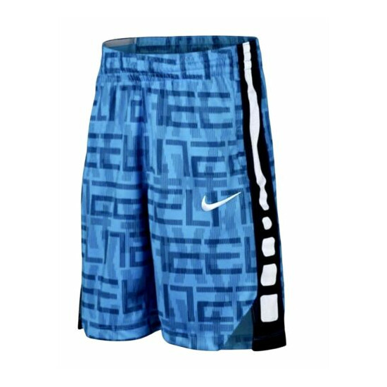 Nike Kids Boys Dri-FIT Elite Stripe Basketball Training Athletic Shorts image {4}