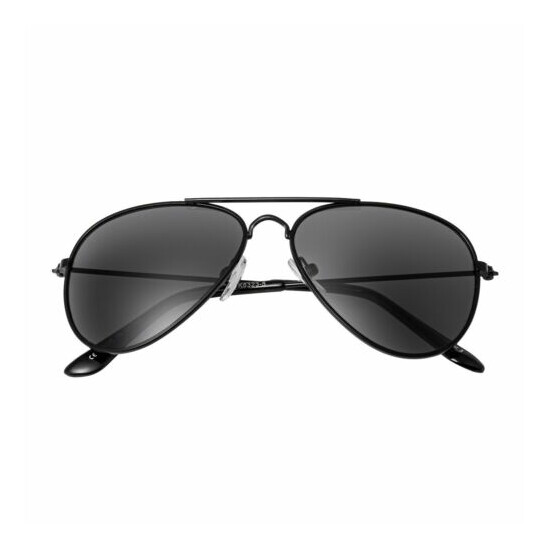 Childrens Black Pilot Style Sunglasses Kids Girls Boys Classic Shades UV400 UK image {3}
