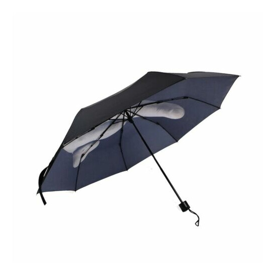 Funny Folding Middle Finger Umbrella Creative Gift Waterproof & Windproof Sturdy image {3}