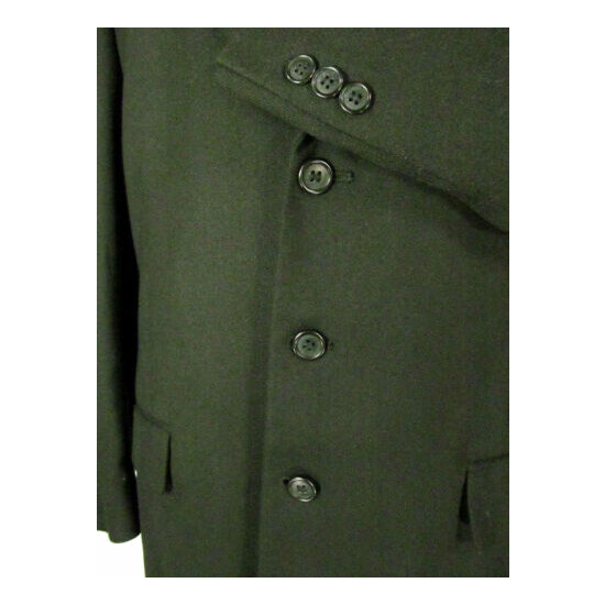 Savane Elements Men's Blazer Sport Coat 42R Black 3 Button No Vent image {3}