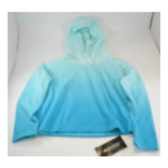 Ideology Girls Velour Pullover Hoodie Sweatshirts, Color Blue, size 4T image {1}
