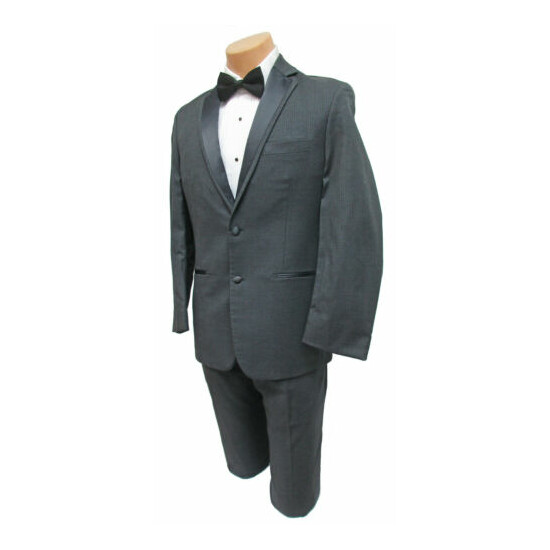 Men's Joseph Abboud Grey Tuxedo Jacket with Pants Wedding Groom Prom 39S 33W image {1}