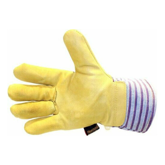Kinco 1927 Grain Pigskin Leather Palm Winter Gloves W/HeatKeep Lining Med - XL image {3}