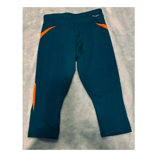 Reebok Play Dry Girls Athletic Wear Green Pants Size XS image {4}