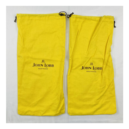 John Lobb Yellow Bootmaker Dustbags Lot of 2 Thumb {1}