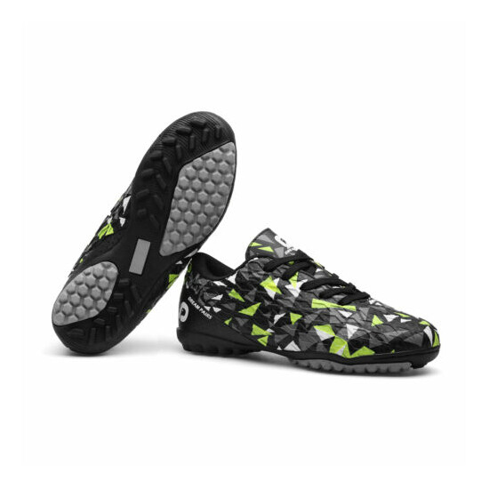 Boys Girls Soccer Shoes Youth Athletic Shoes Outdoor Indoor Football Shoes image {4}